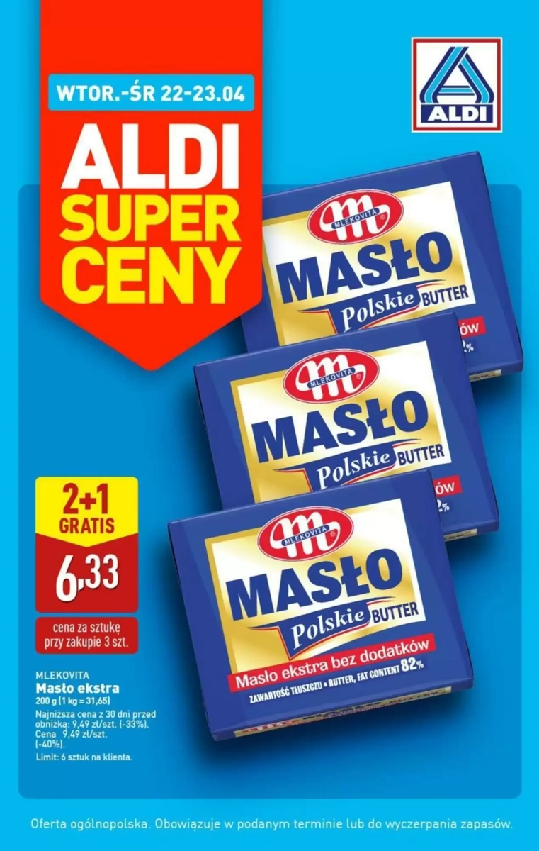 Gazetka Aldi od 22.04.2025 💰 Oszczędzaj Więcej!