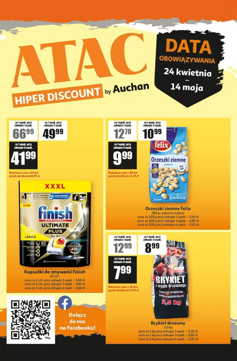 Gazetka Auchan od 24.04.2025 💰 Oszczędzaj Więcej!
