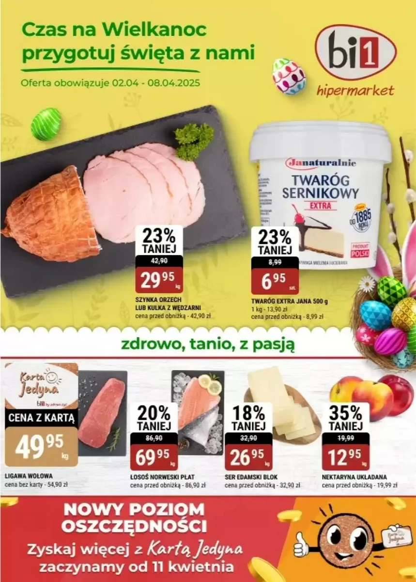 Gazetka Bi1 od 02.04.2025 💰 Oszczędzaj Więcej!