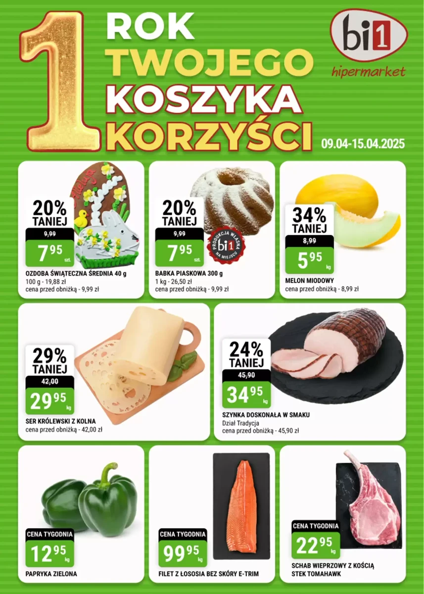 Gazetka Bi1 od 09.04.2025 💰 Oszczędzaj Więcej!