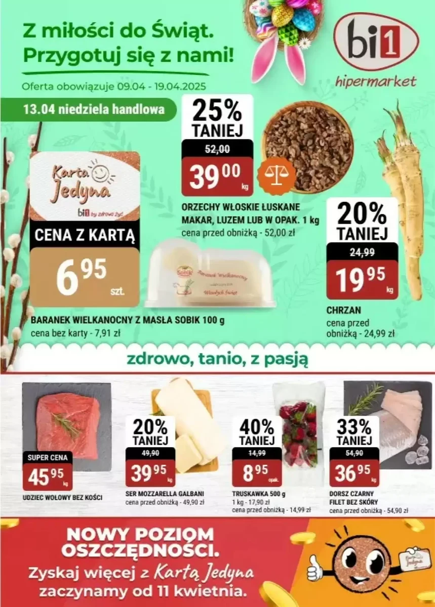 Gazetka Bi1 od 09.04.2025 💰 Oszczędzaj Więcej!