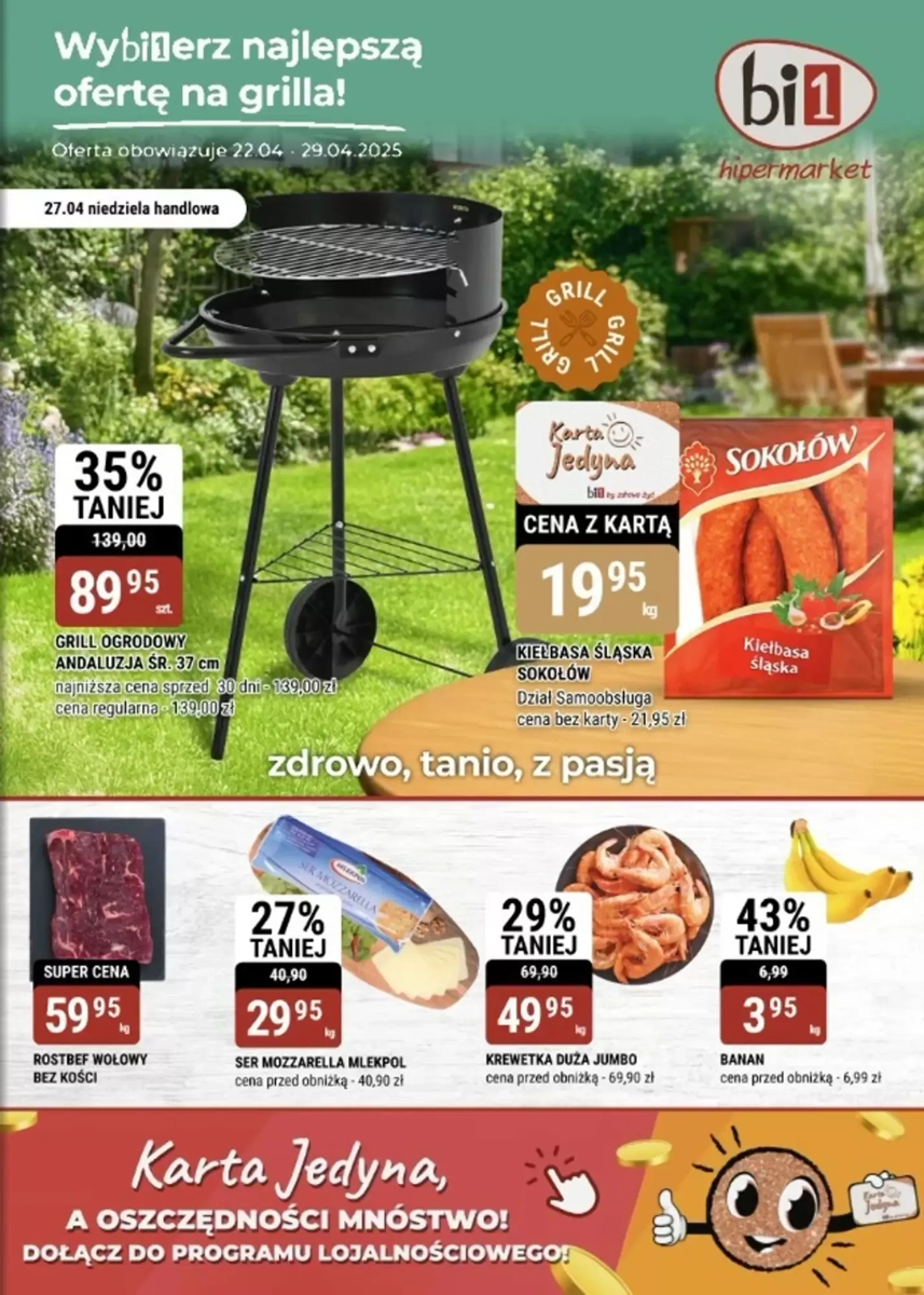 Gazetka Bi1 od 22.04.2025 💰 Oszczędzaj Więcej!