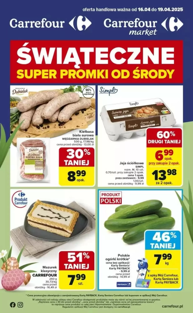 Gazetka Carrefour od 16.04.2025 💰 Oszczędzaj Więcej!