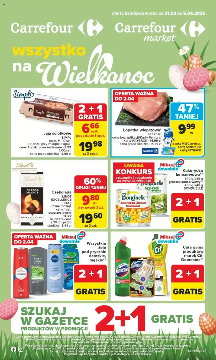 Gazetka Carrefour od 31.03.2025 💰 Oszczędzaj Więcej!