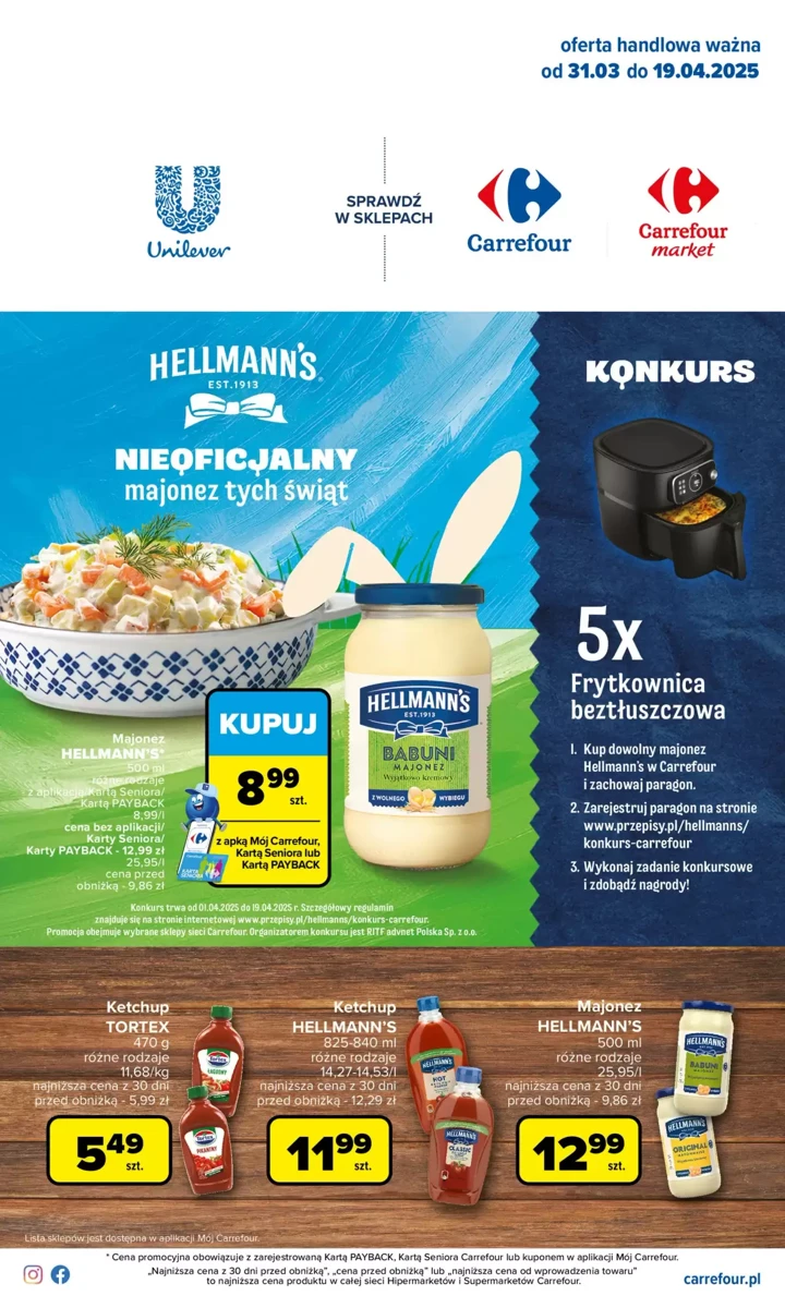 Gazetka Carrefour od 31.03.2025 💰 Oszczędzaj Więcej!