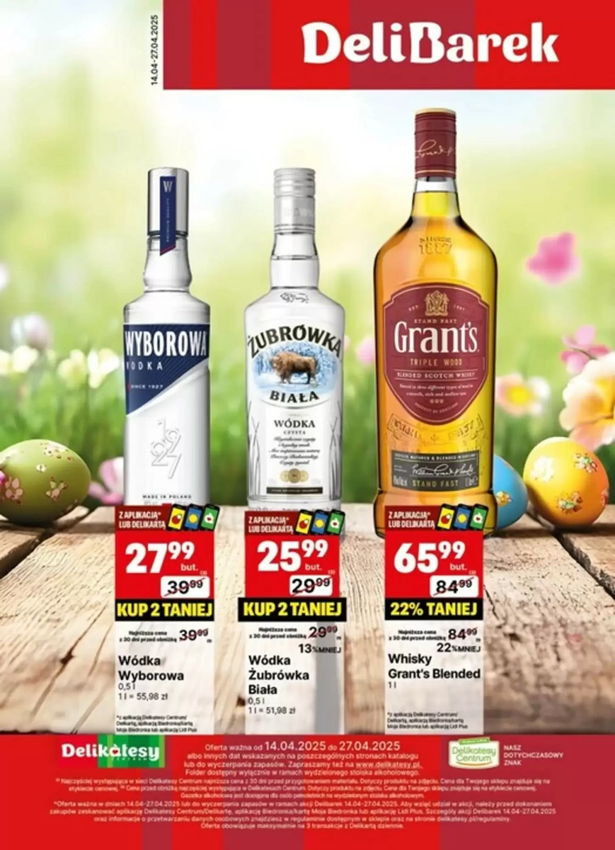 Gazetka Delikatesy Centrum od 14.04.2025 💰 Oszczędzaj Więcej!