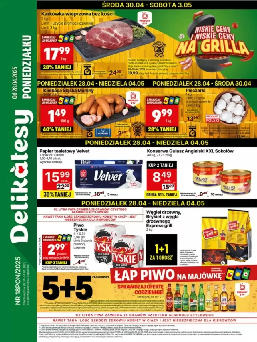 Gazetka Delikatesy Centrum od 27.04.2025 💰 Oszczędzaj Więcej!