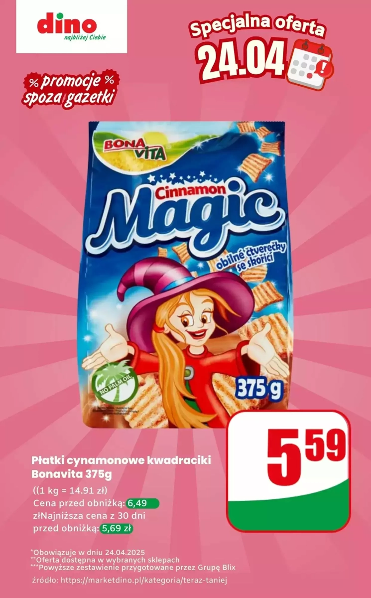 Gazetka Dino od 24.04.2025 💰 Oszczędzaj Więcej!