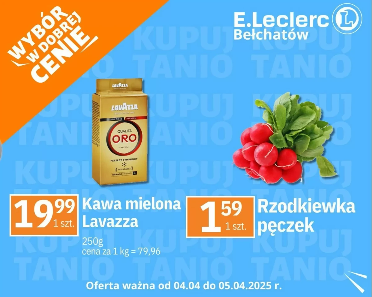 Gazetka E Leclerc od 04.04.2025 💰 Oszczędzaj Więcej!