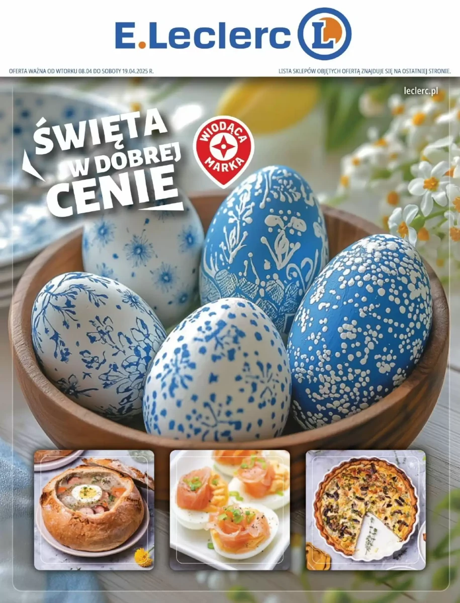Gazetka E Leclerc od 08.04.2025 💰 Oszczędzaj Więcej!