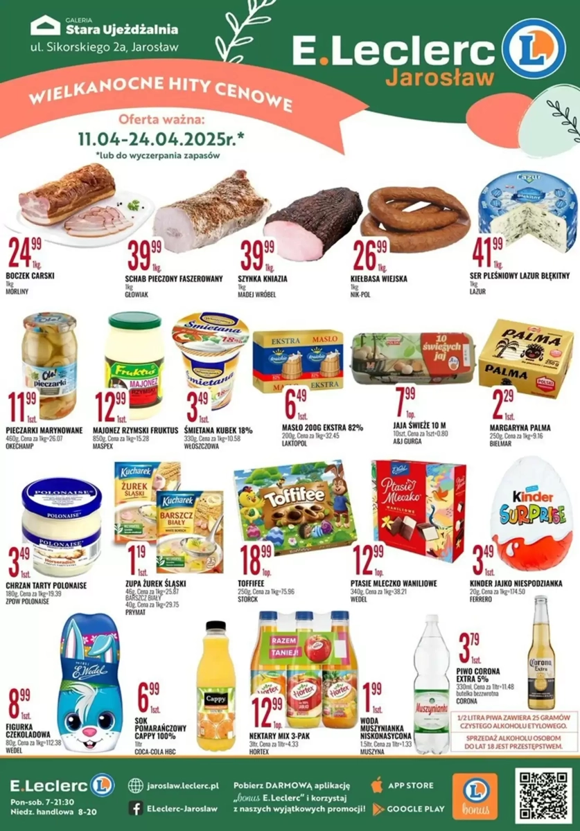 Gazetka E Leclerc od 11.04.2025 💰 Oszczędzaj Więcej!