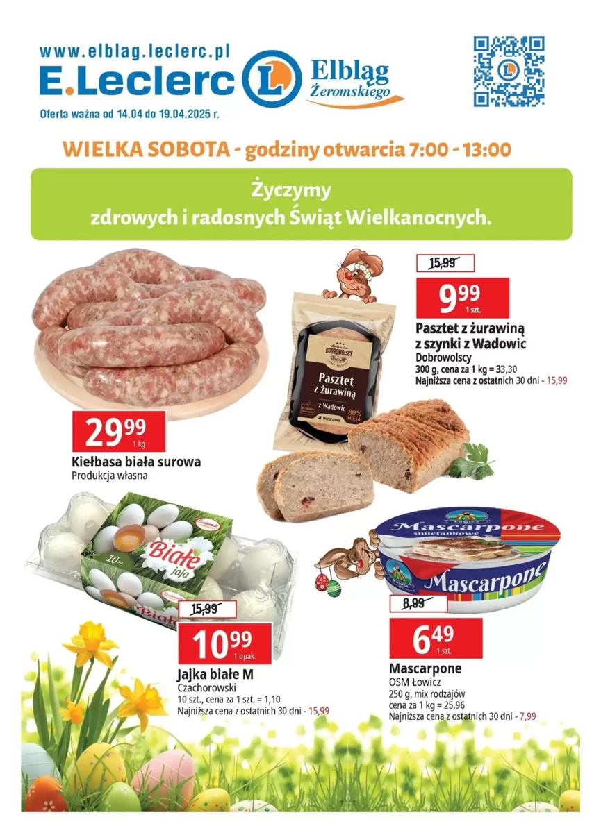 Gazetka E Leclerc od 14.04.2025 💰 Oszczędzaj Więcej!