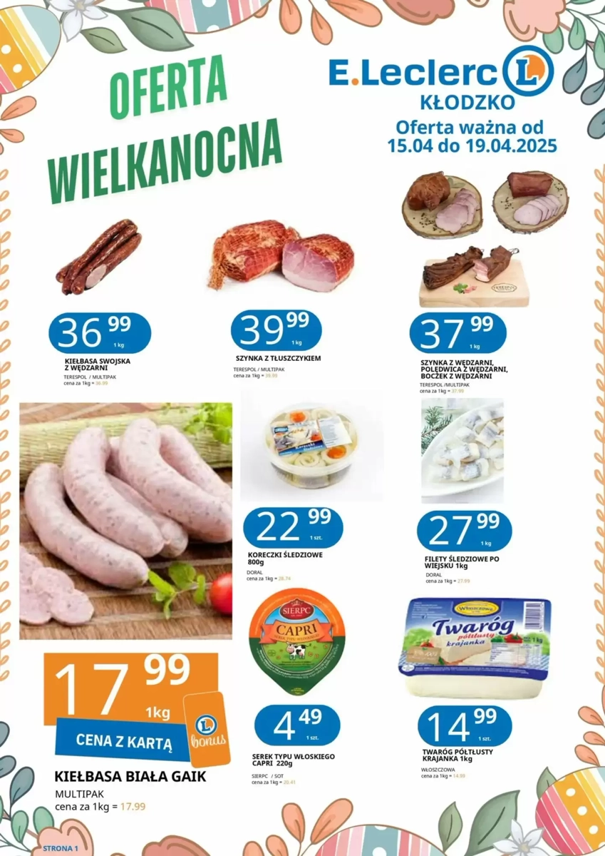 Gazetka E Leclerc od 15.04.2025 💰 Oszczędzaj Więcej!