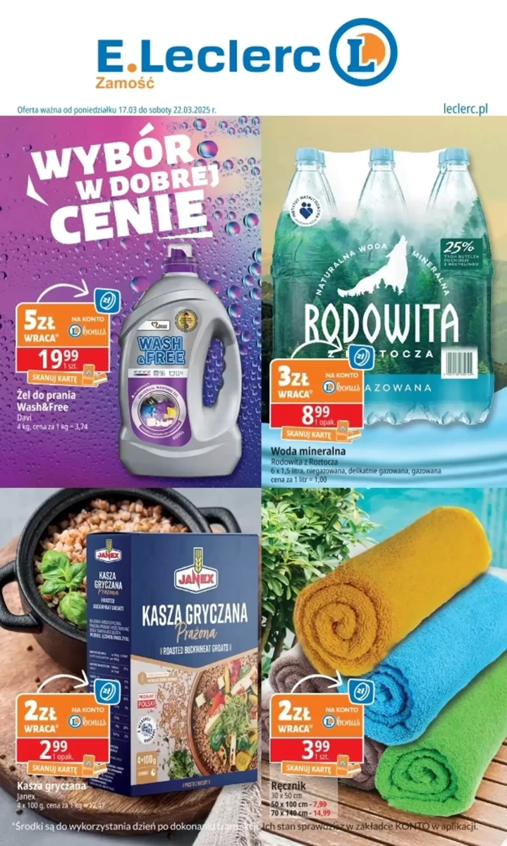 Gazetka E Leclerc od 17.03.2025 💰 Oszczędzaj Więcej!