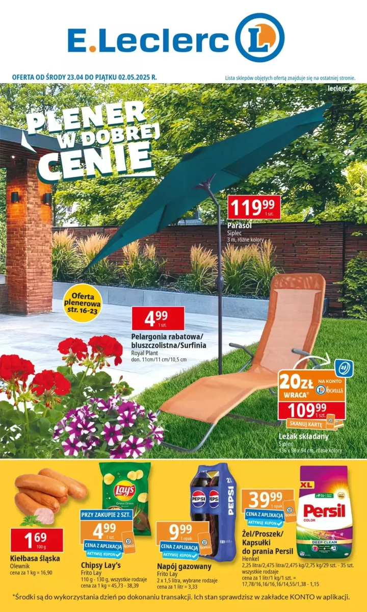 Gazetka E Leclerc od 23.04.2025 💰 Oszczędzaj Więcej!