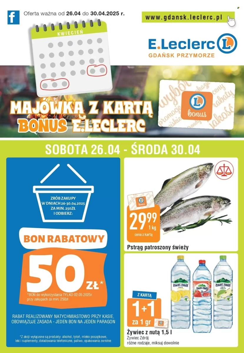 Gazetka E Leclerc od 26.04.2025 💰 Oszczędzaj Więcej!