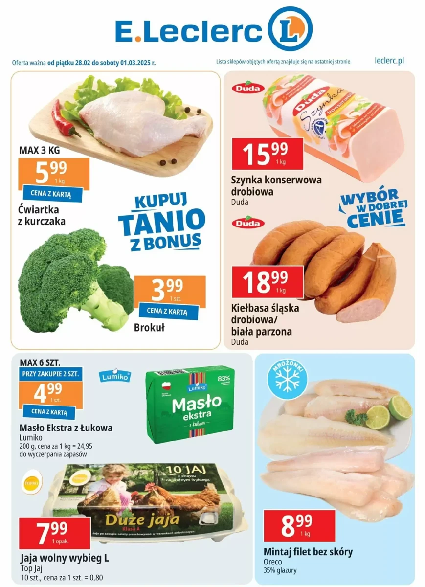 Gazetka E Leclerc od 28.02.2025 💰 Oszczędzaj Więcej!