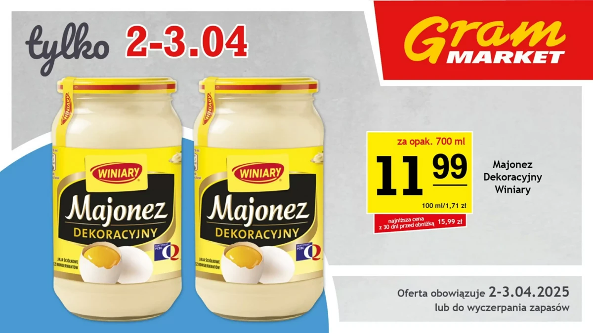 Gazetka Gram Market od 02.04.2025 💰 Oszczędzaj Więcej!