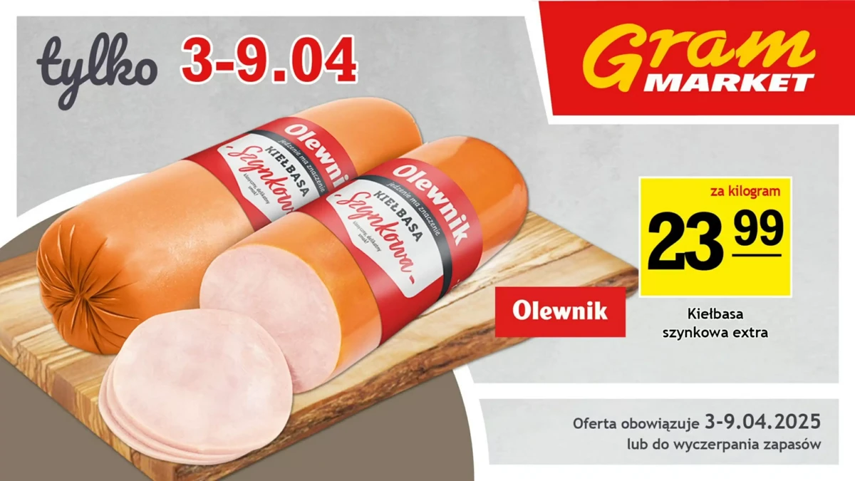Gazetka Gram Market od 03.04.2025 💰 Oszczędzaj Więcej!