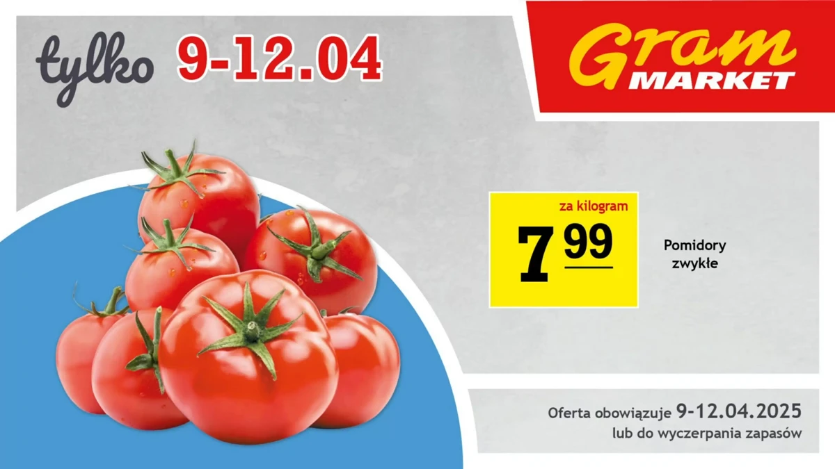 Gazetka Gram Market od 09.04.2025 💰 Oszczędzaj Więcej!