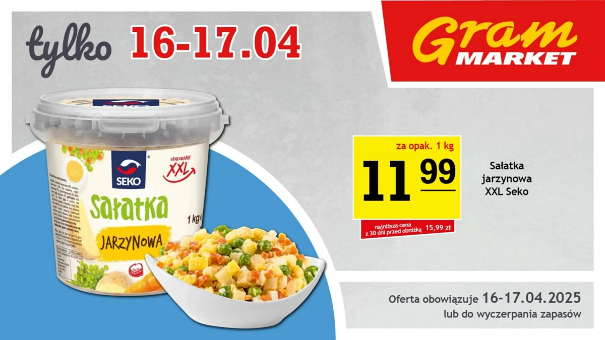 Gazetka Gram Market od 16.04.2025 💰 Oszczędzaj Więcej!