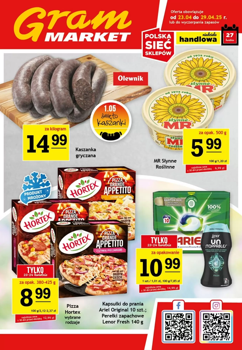 Gazetka Gram Market od 23.04.2025 💰 Oszczędzaj Więcej!