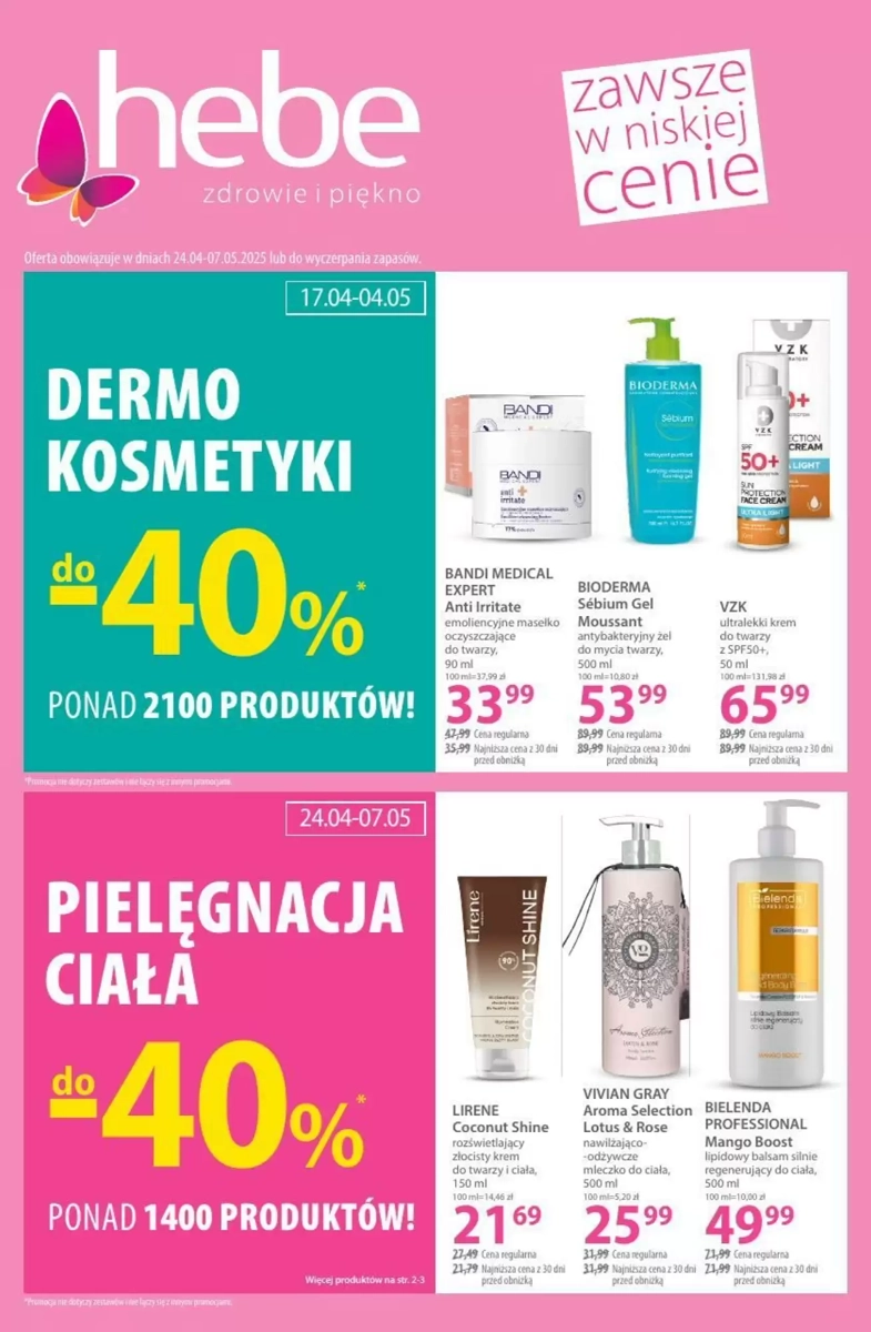 Gazetka Hebe od 24.04.2025 💰 Oszczędzaj Więcej!