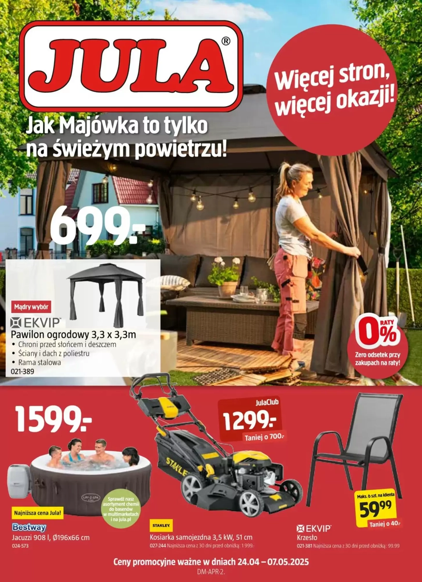 Gazetka Jula od 24.04.2025 💰 Oszczędzaj Więcej!