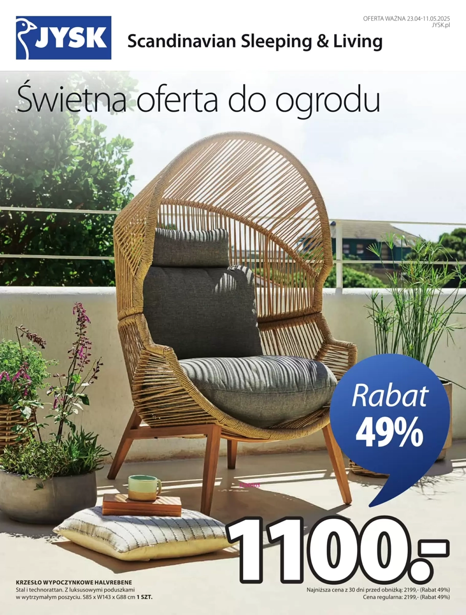 Gazetka Jysk od 23.04.2025 💰 Oszczędzaj Więcej!