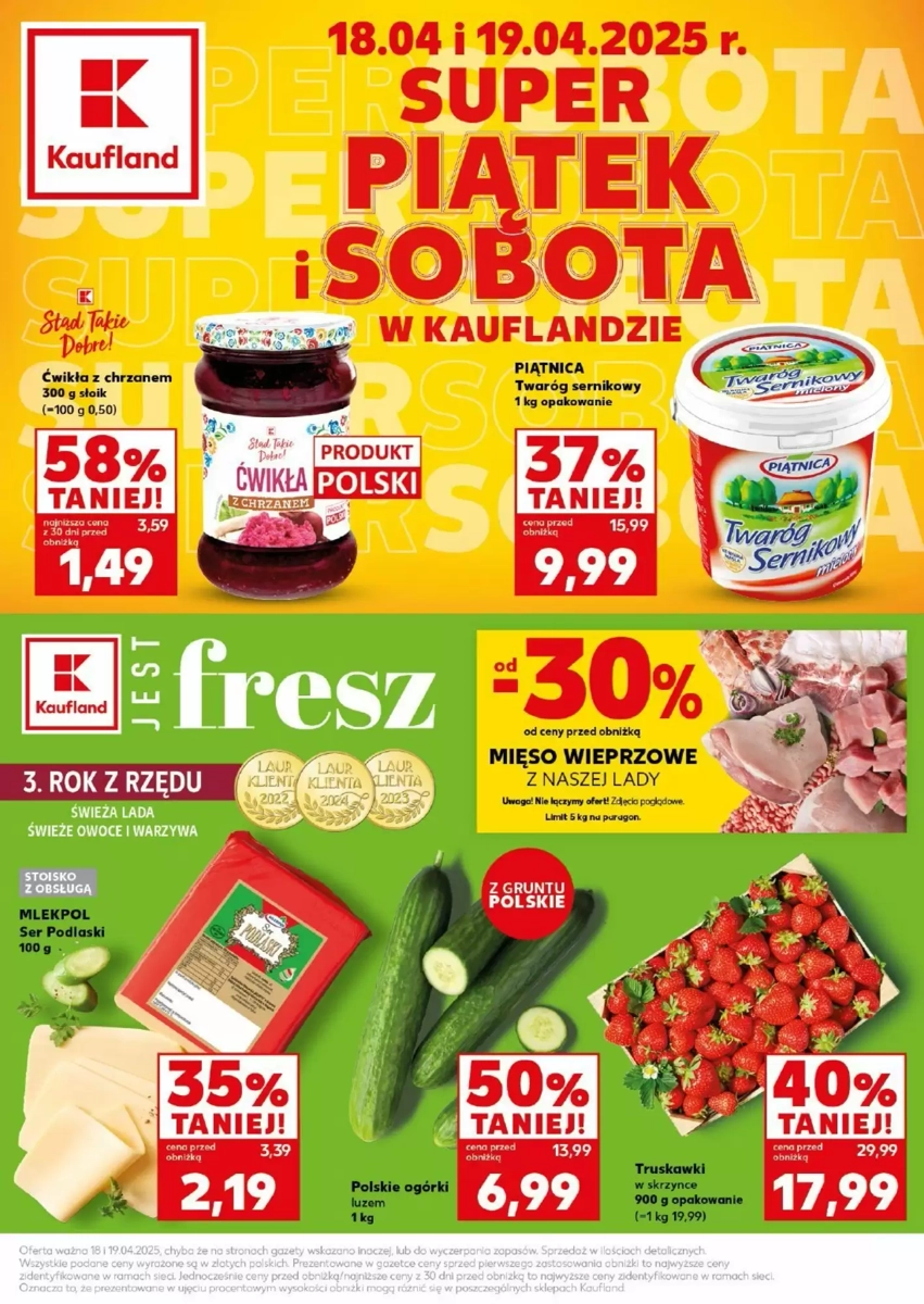 Gazetka Kaufland od 18.04.2025 💰 Oszczędzaj Więcej!
