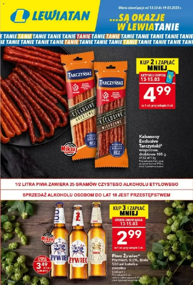 Gazetka Lewiatan od 13.03.2025 💰 Oszczędzaj Więcej!