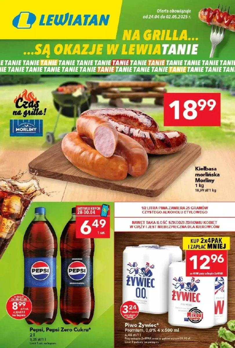 Gazetka Lewiatan od 24.04.2025 💰 Oszczędzaj Więcej!