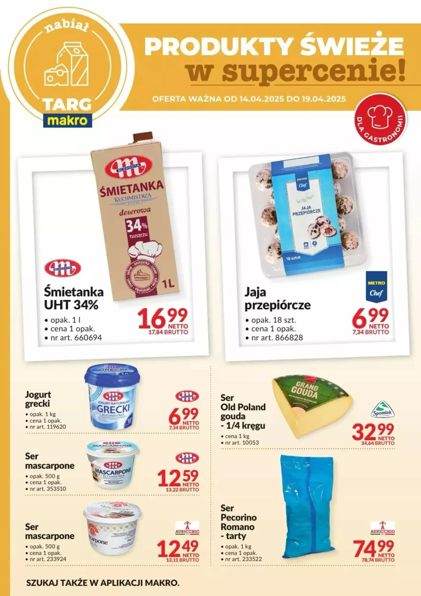 Gazetka Makro od 14.04.2025 💰 Oszczędzaj Więcej!