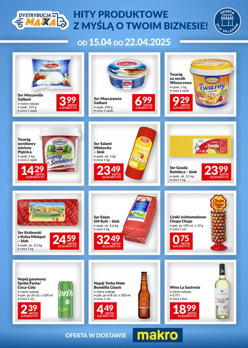 Gazetka Makro od 15.04.2025 💰 Oszczędzaj Więcej!