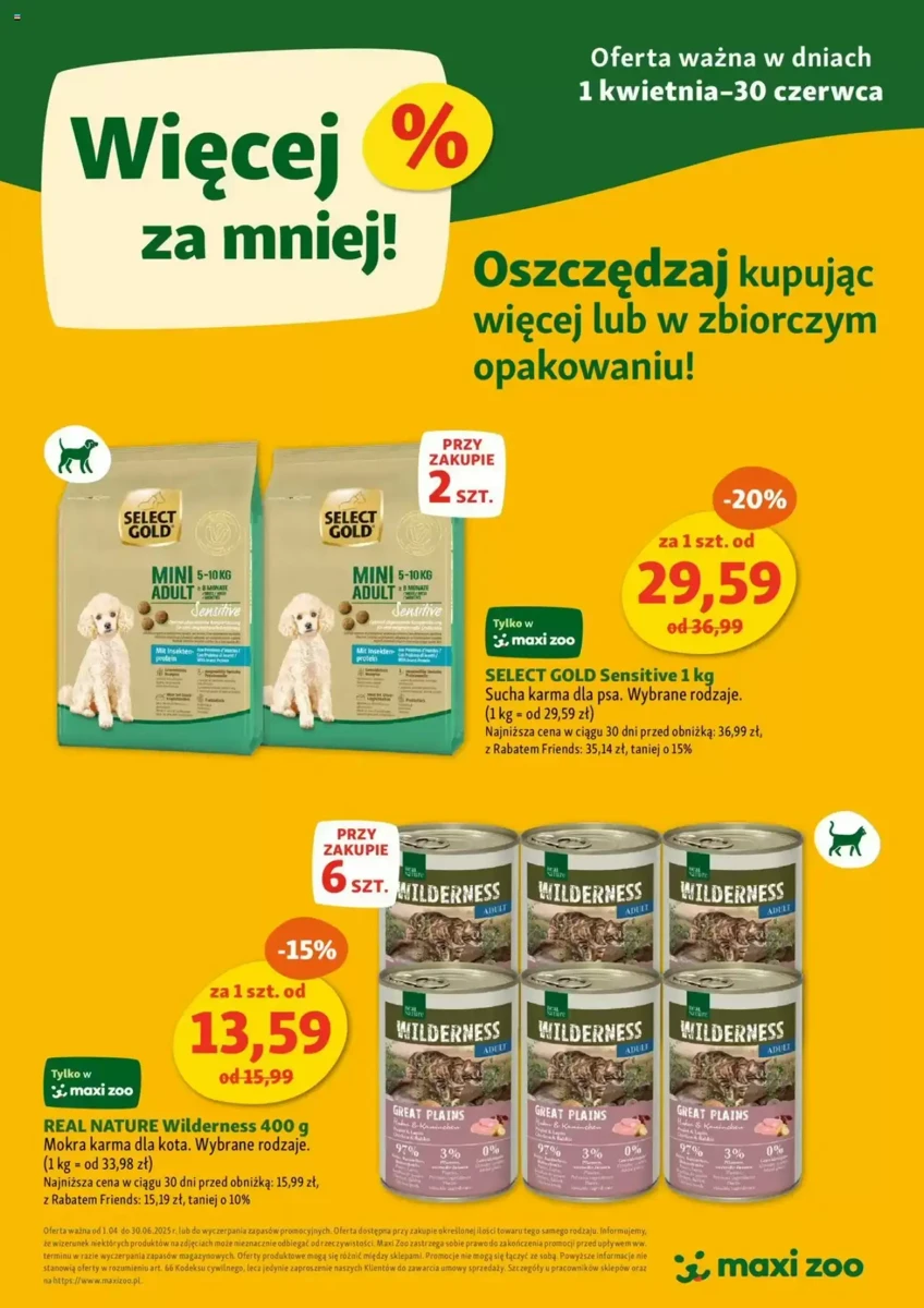 Gazetka Maxi Zoo od 01.04.2025 💰 Oszczędzaj Więcej!