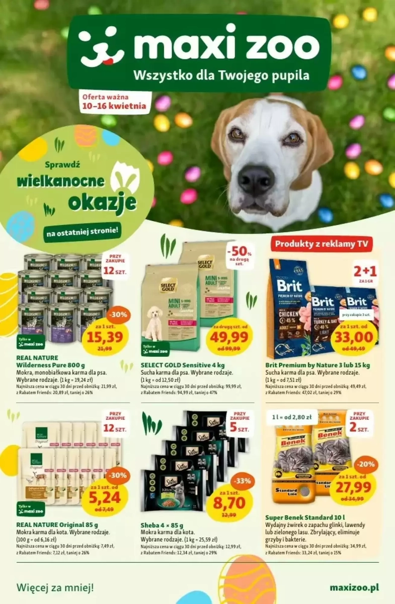 Gazetka Maxi Zoo od 10.04.2025 💰 Oszczędzaj Więcej!