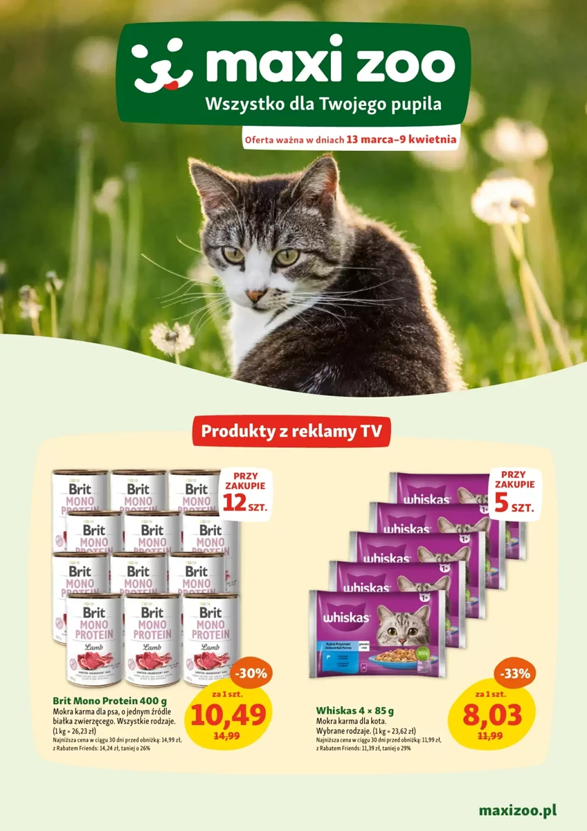 Gazetka Maxi Zoo