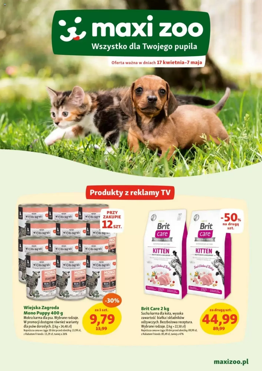 Gazetka Maxi Zoo od 17.04.2025 💰 Oszczędzaj Więcej!