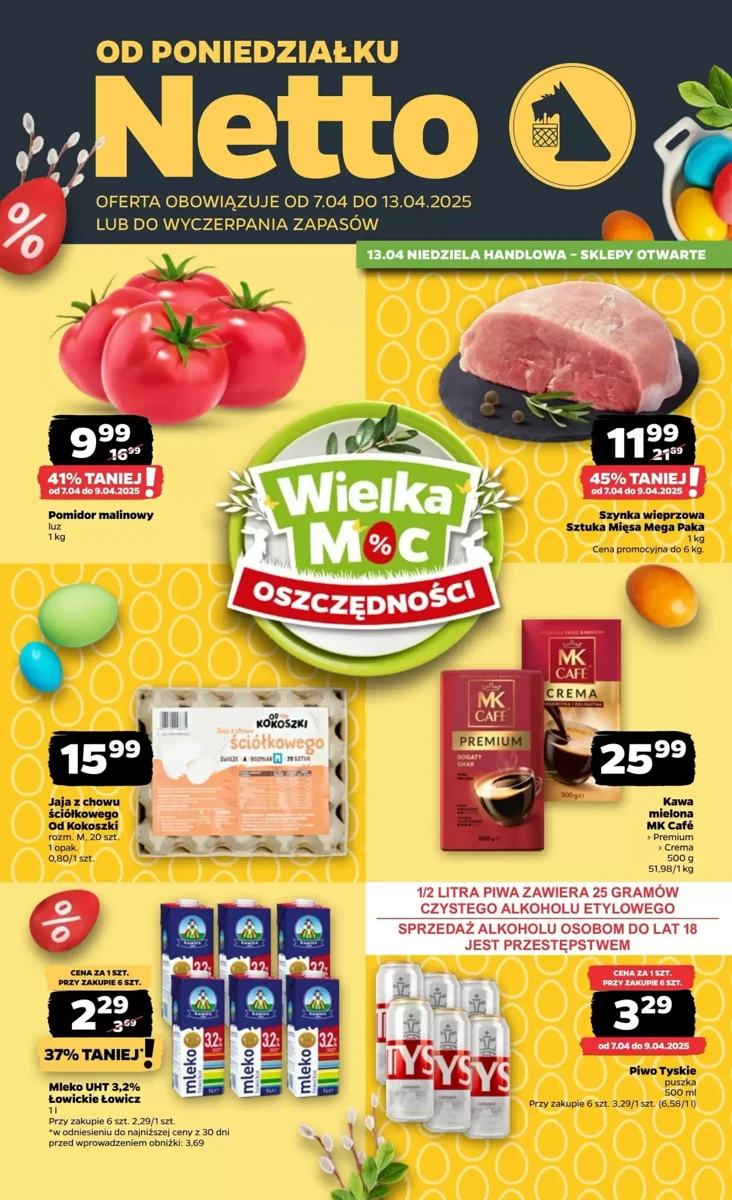 Gazetka Netto od 07.04.2025 💰 Oszczędzaj Więcej!