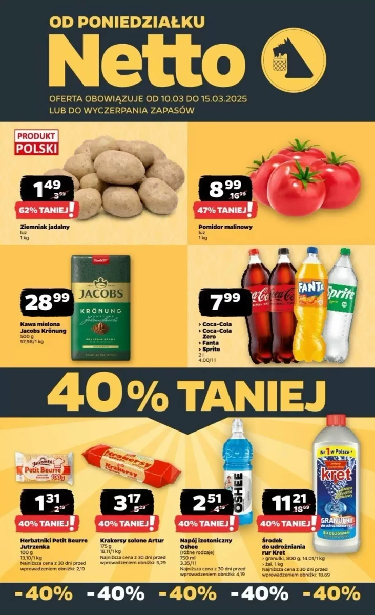 Gazetka Netto od 10.03.2025 💰 Oszczędzaj Więcej!