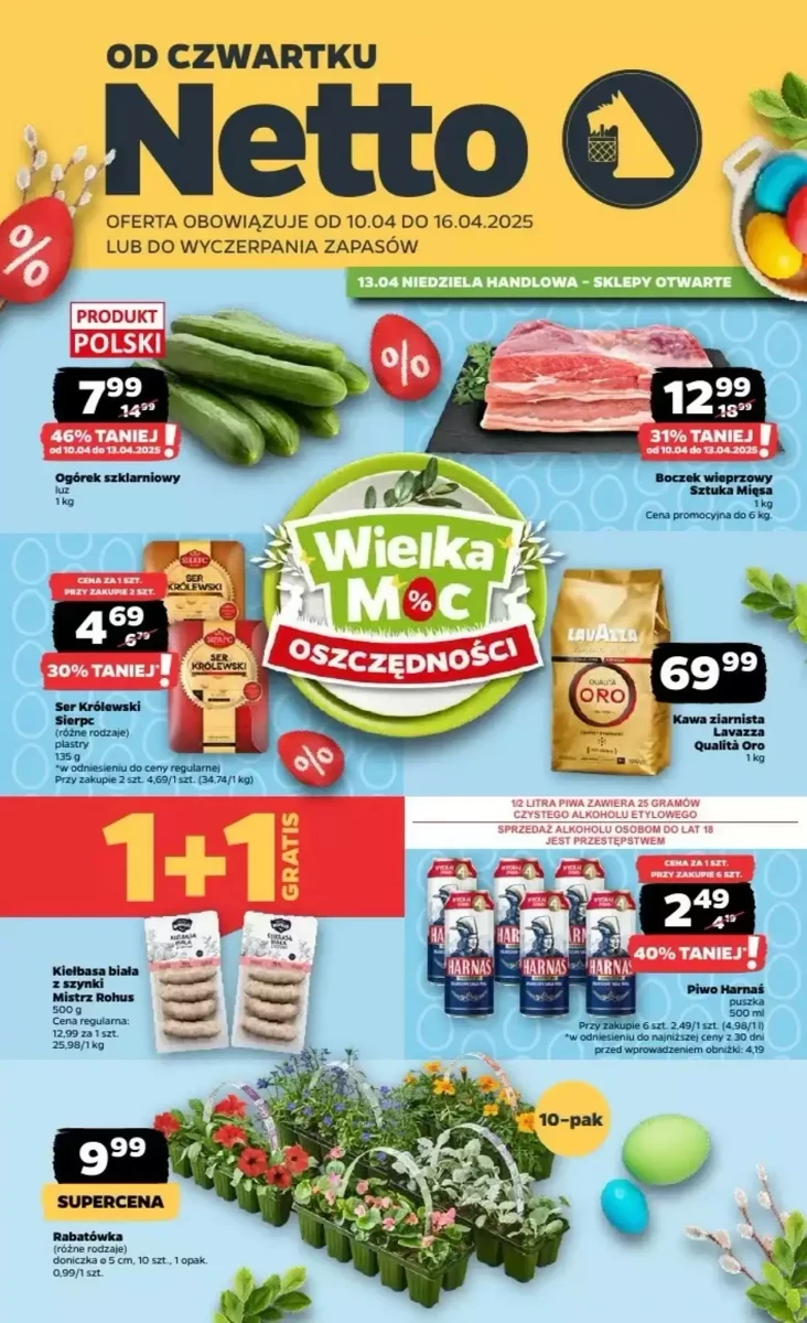 Gazetka Netto od 10.04.2025 💰 Oszczędzaj Więcej!