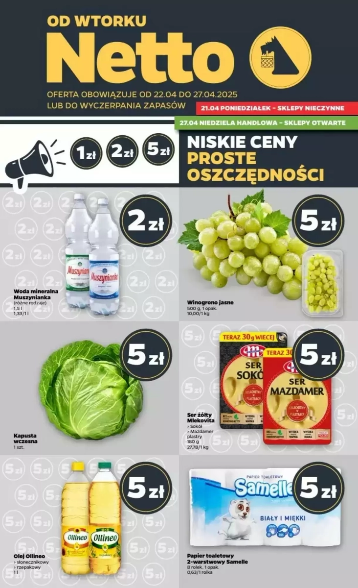 Gazetka Netto od 22.04.2025 💰 Oszczędzaj Więcej!
