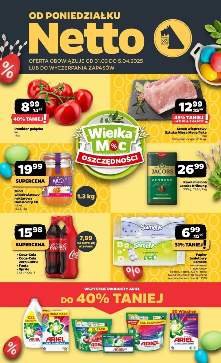 Gazetka Netto od 31.03.2025 💰 Oszczędzaj Więcej!