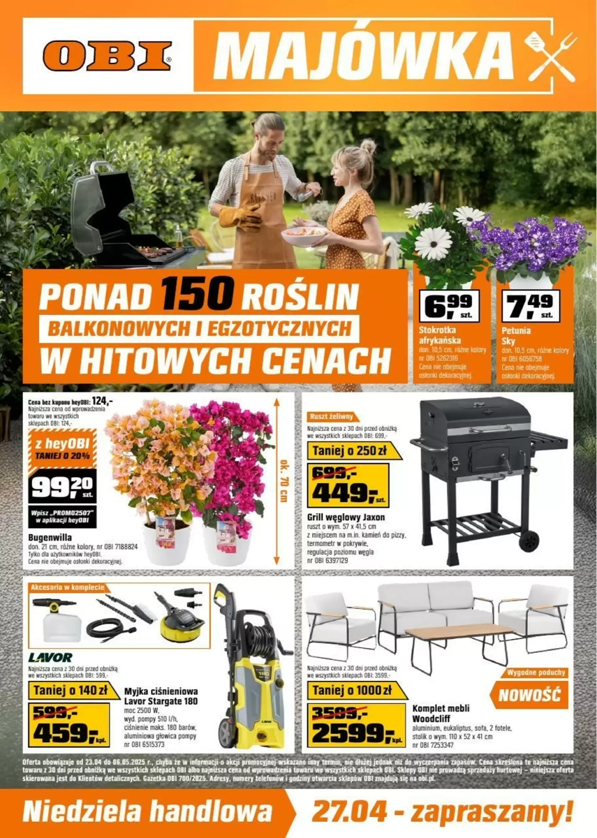 Gazetka Obi od 23.04.2025 💰 Oszczędzaj Więcej!
