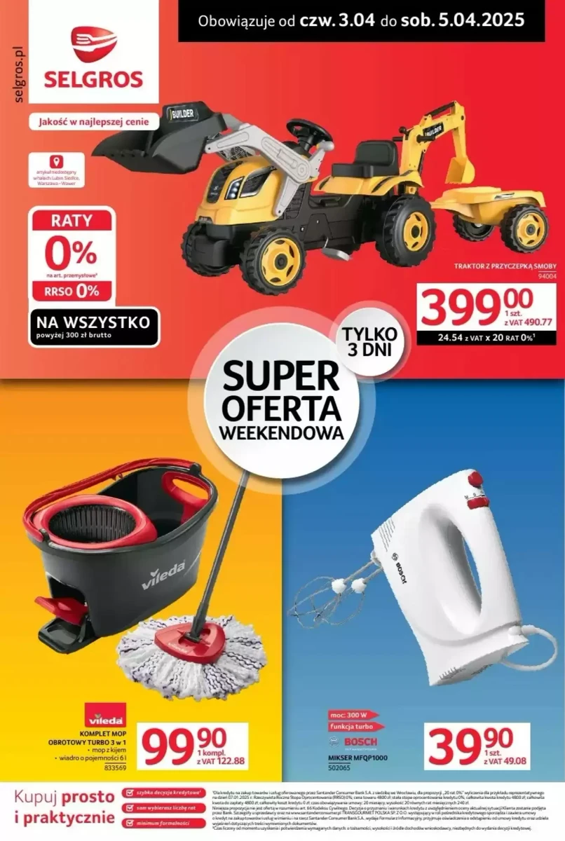 Gazetka Selgros od 03.04.2025 💰 Oszczędzaj Więcej!