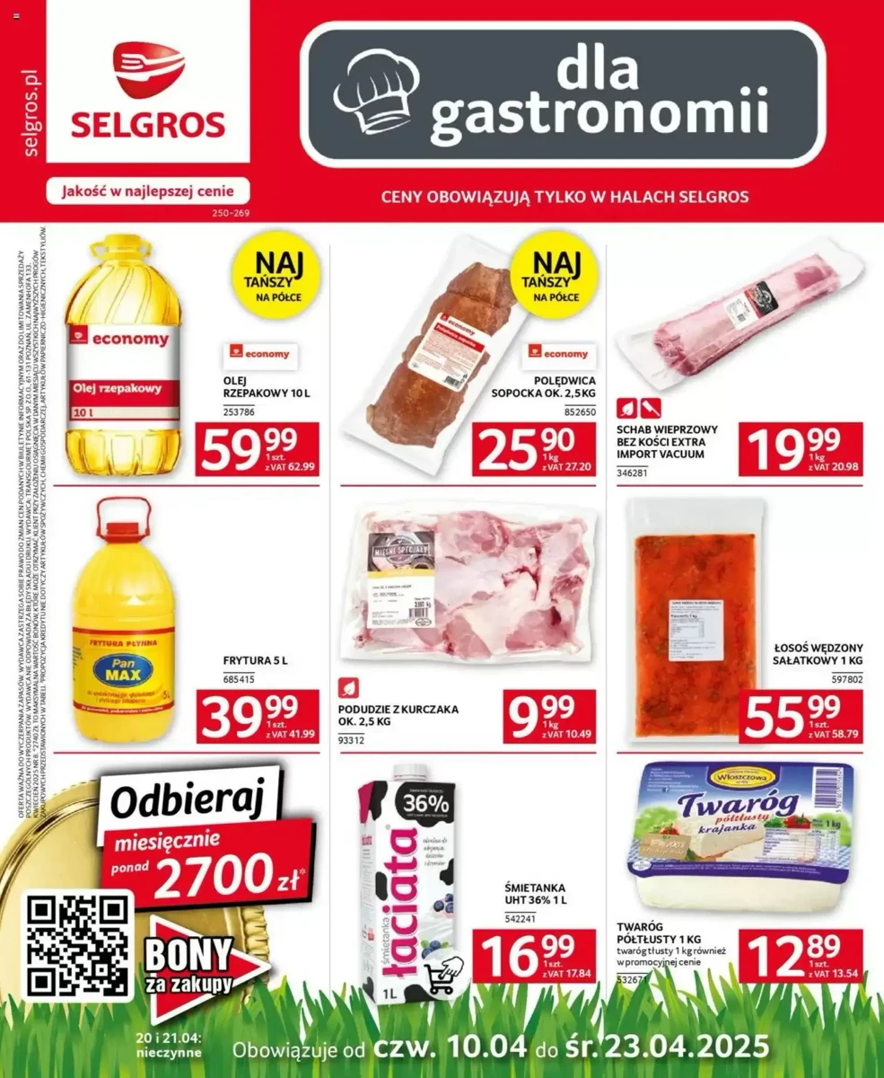 Gazetka Selgros od 10.04.2025 💰 Oszczędzaj Więcej!