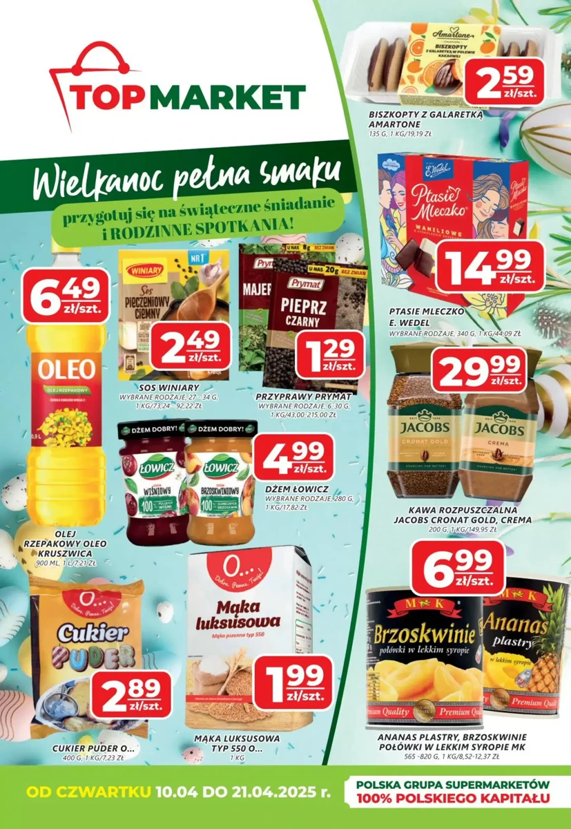 Gazetka Top Market od 10.04.2025 💰 Oszczędzaj Więcej!