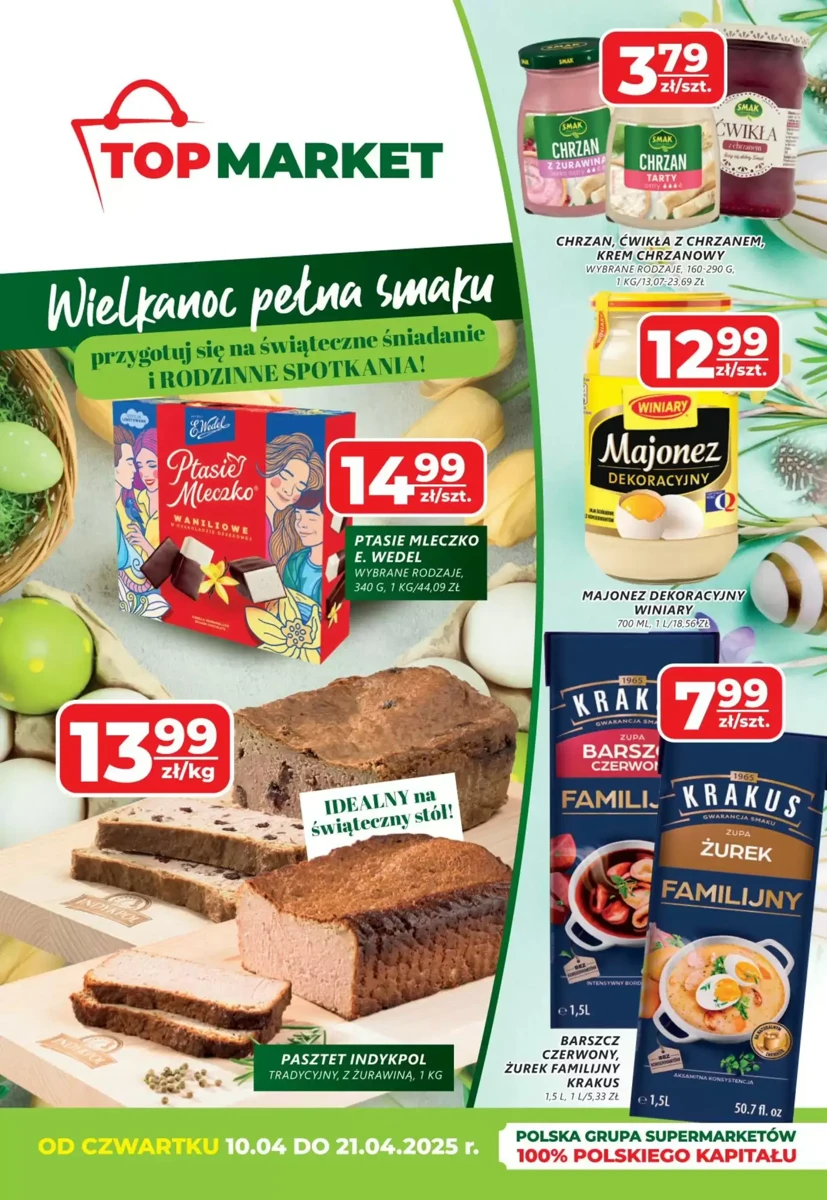 Gazetka Top Market od 10.04.2025 💰 Oszczędzaj Więcej!