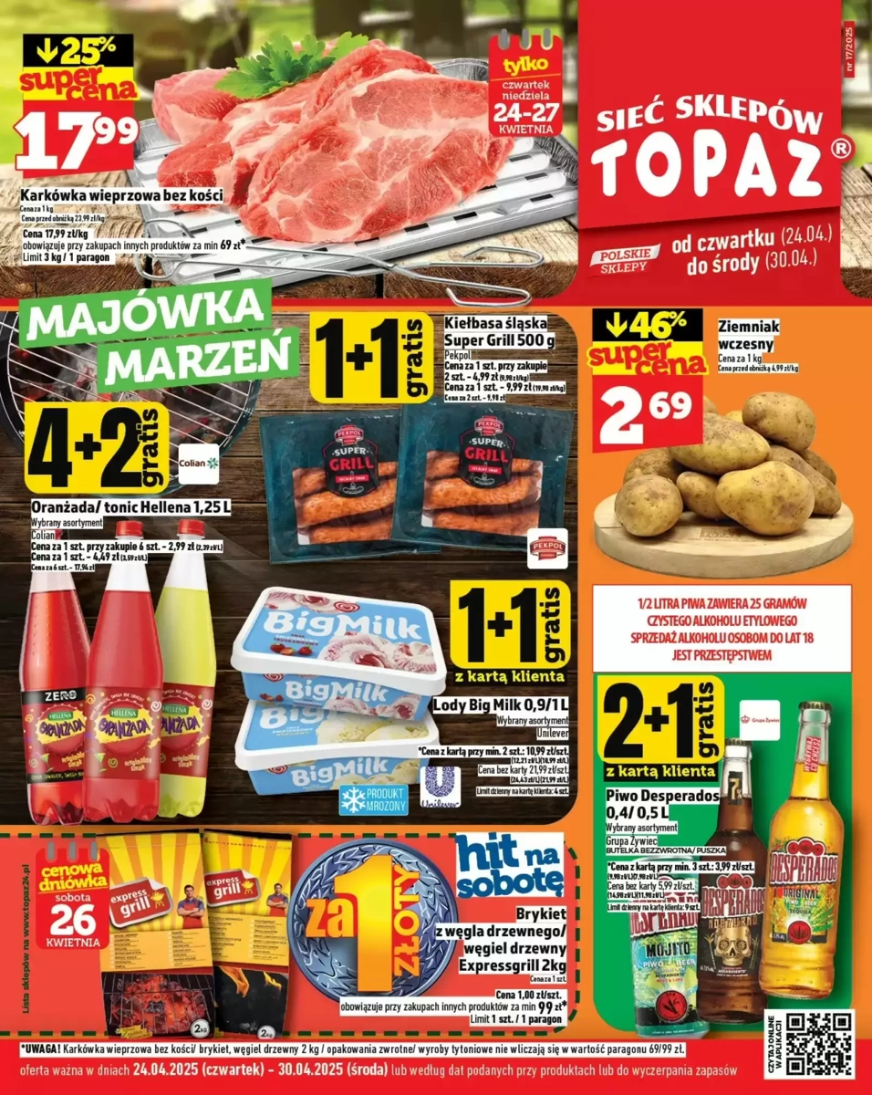 Gazetka Topaz od 24.04.2025 💰 Oszczędzaj Więcej!