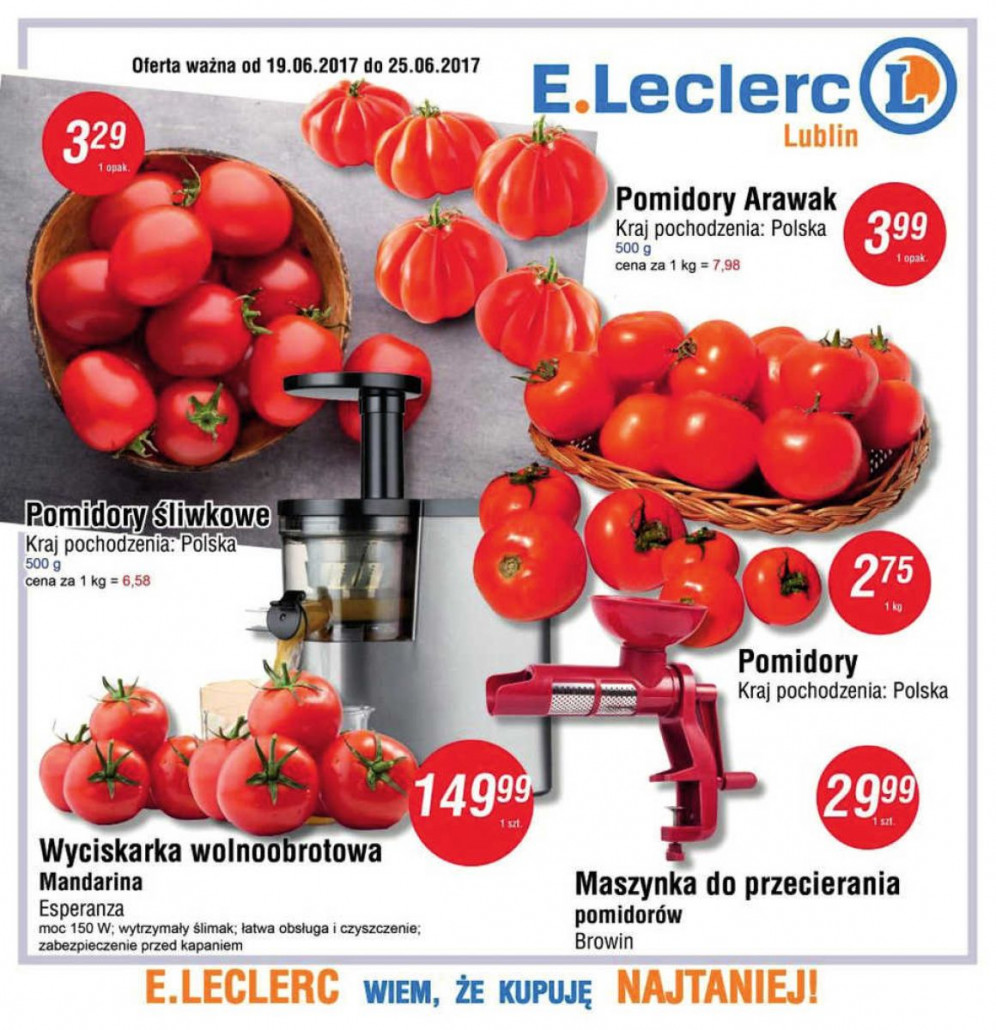 E.Leclerc gazetka od 19.06.2017 do 25.06.2017